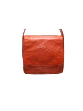 Chanel Jumbo CC Logo Leather Shoulder Bag